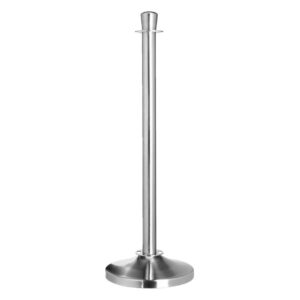 Barrier pillar cord holder silver H95cm