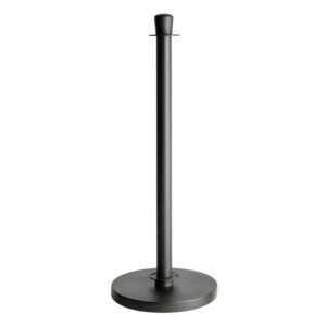 Absperrsäule Kordelhalter schwarz H95cm