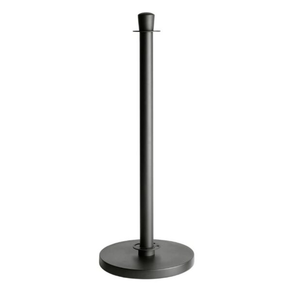 Absperrsäule Kordelhalter schwarz H95cm