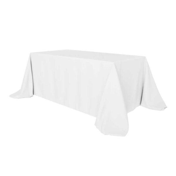 Tischdecke elegant weiß L300cm x B225cm