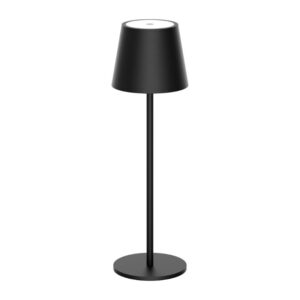 Tischleuchte classic Aluminium schwarz