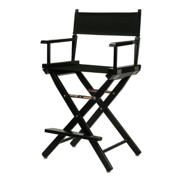Director and make-up chair black 105cm Event rental Munich