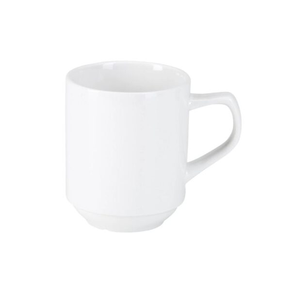 White coffee mug Classic 310ml event rental Munich