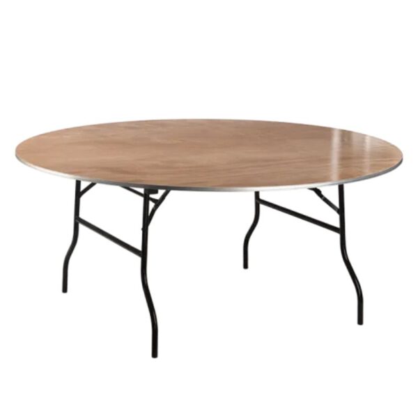 Banquet table 183cm round foldable for rent in Munich