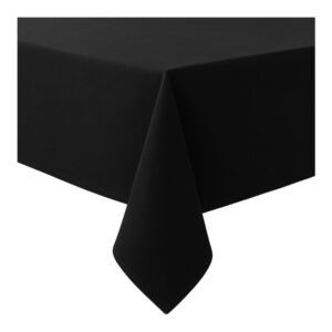 Klassische schwarze Tischdecke aus 100 % Baumwolle mieten in München