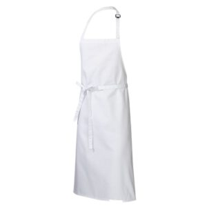 White bib apron for rent in Munich