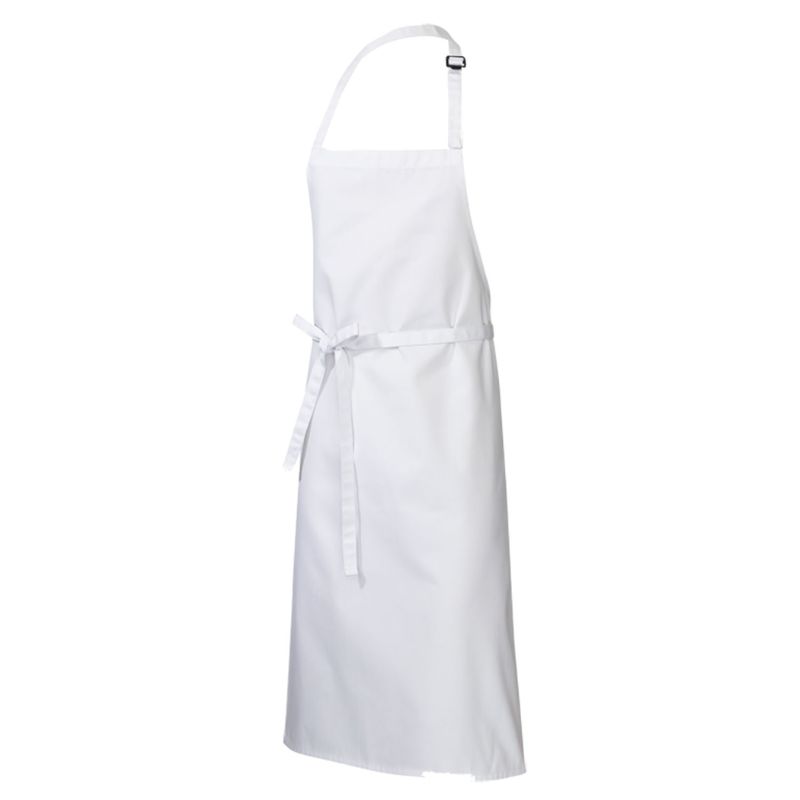 White bib apron for rent in Munich