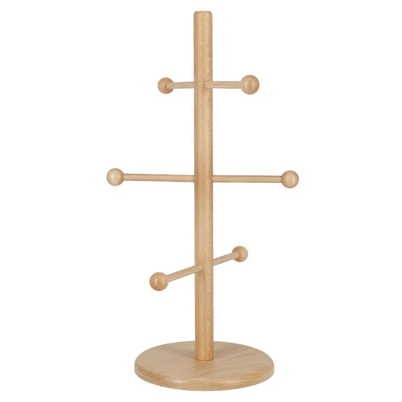 Brezen- und Wurstständer aus Holz, 50 cm hoch