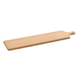 Langes Brotzeitbrett aus Holz, 58 × 15,5 cm